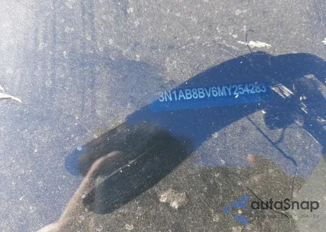 2021 Nissan Sentra S z USA, uszkodzony, nr VIN 3N1AB8BV6MY254283